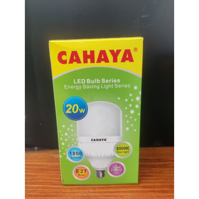 Cahaya 20 Watt Lampu LED Warna Putih Cool Daylight