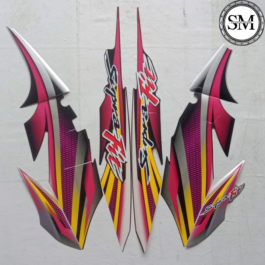 Stiker Striping Motor Honda SUPRA FIT 2004 - List Stiker Standar SUPRA FIT 2004