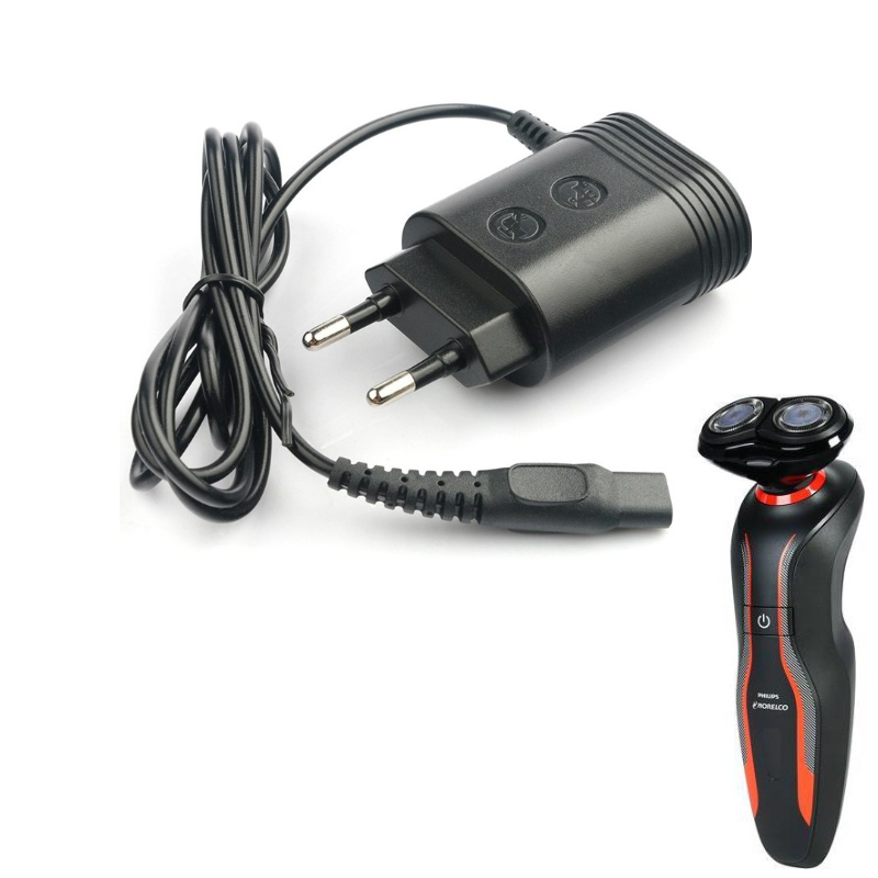 Philips S738 Electric Shaver - Alat Cukur Rambut Portabel Hitam Merah