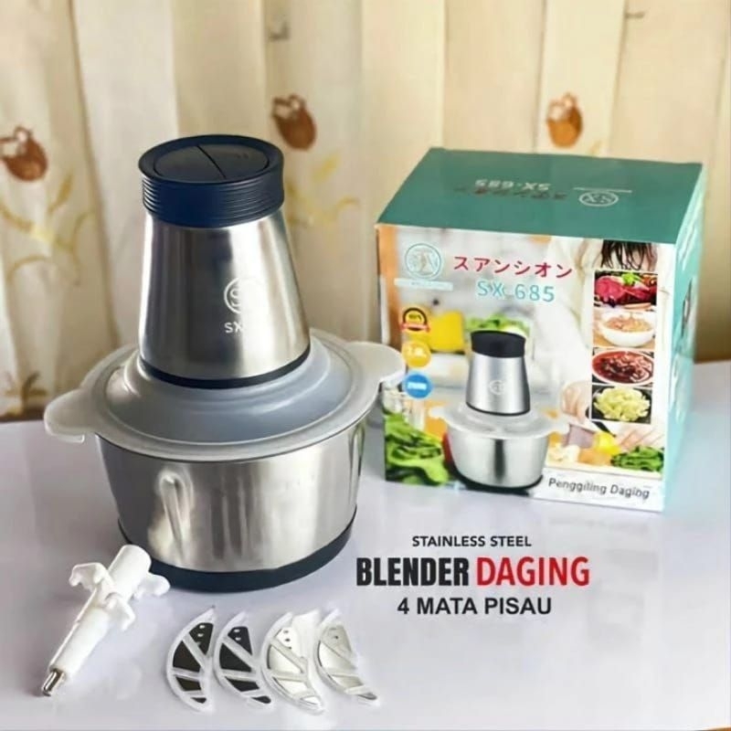 Blender Daging Stainless  2liter Multifungsi