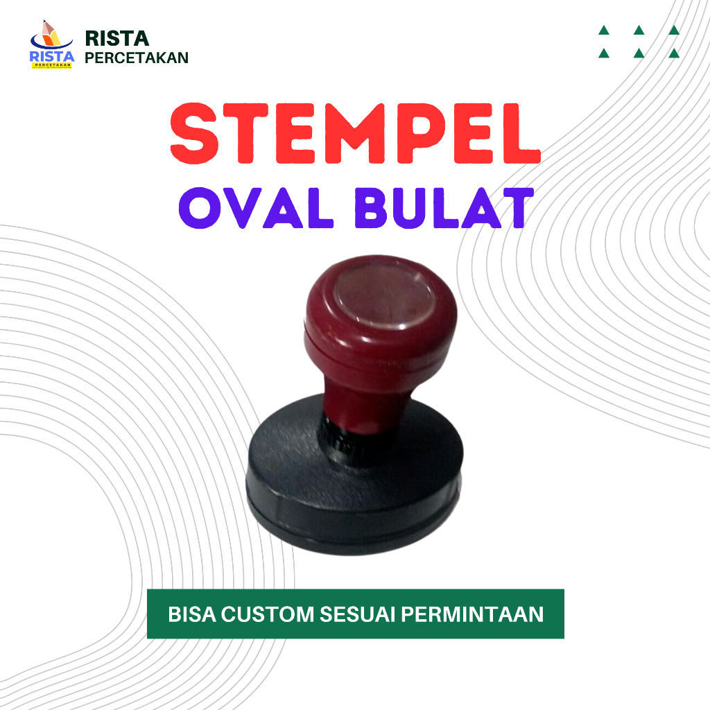 

Stempel warna Bulat Bentuk Oval Murah Bisa Custom Stempel Perlengkapan Kantor Sekolah Kampus Alat Tulis