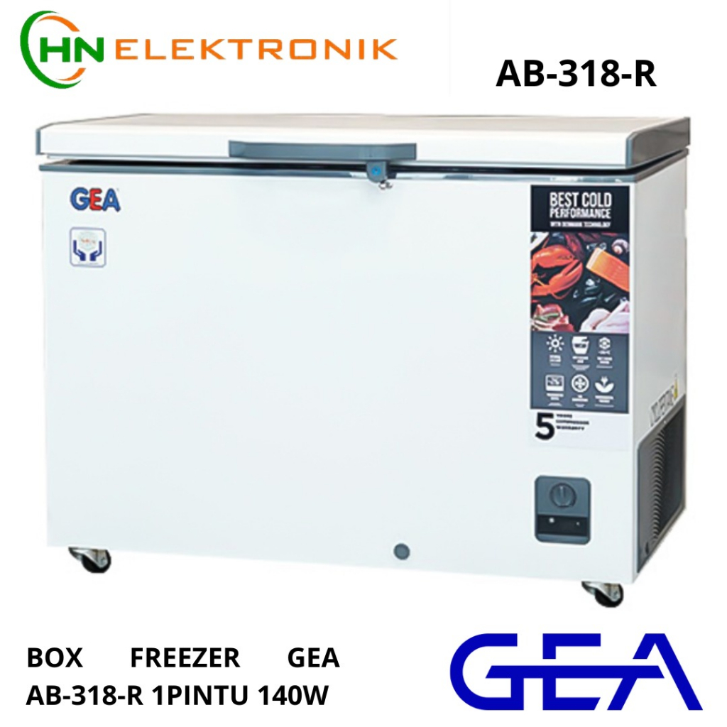 BOX FREEZER GEA 1 PINTU 318L 140W AB-318-R