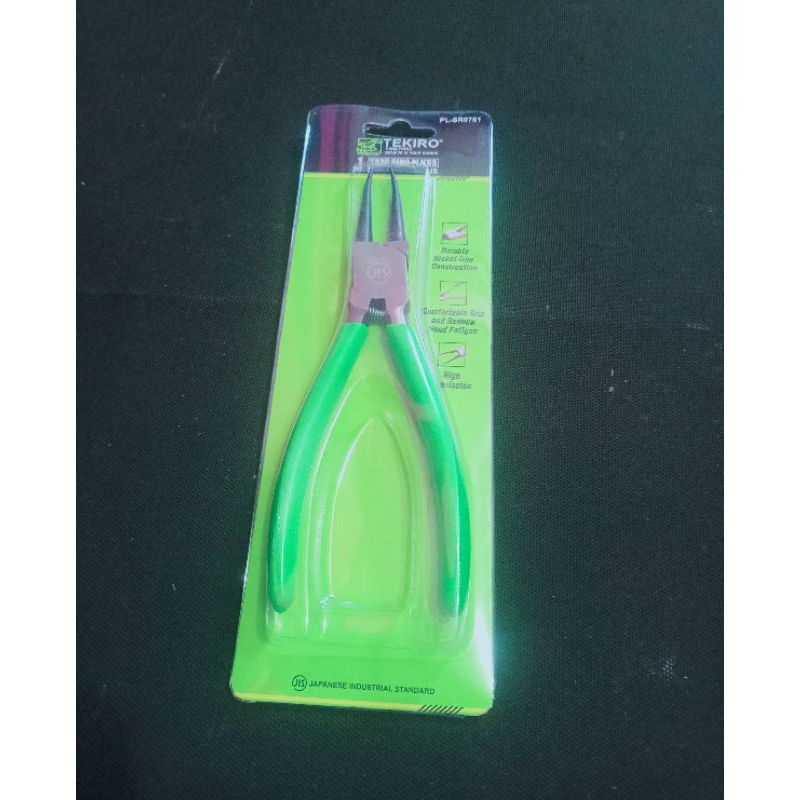 TEKIRO Tang Snap Ring Tutup lurus ,7 inch " IS "Lurus Tutup,Tang Snap Ring 7 inch