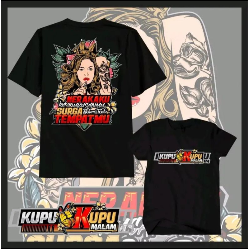 kaos KUPU KUPU MALAM Original Design by JNCloth