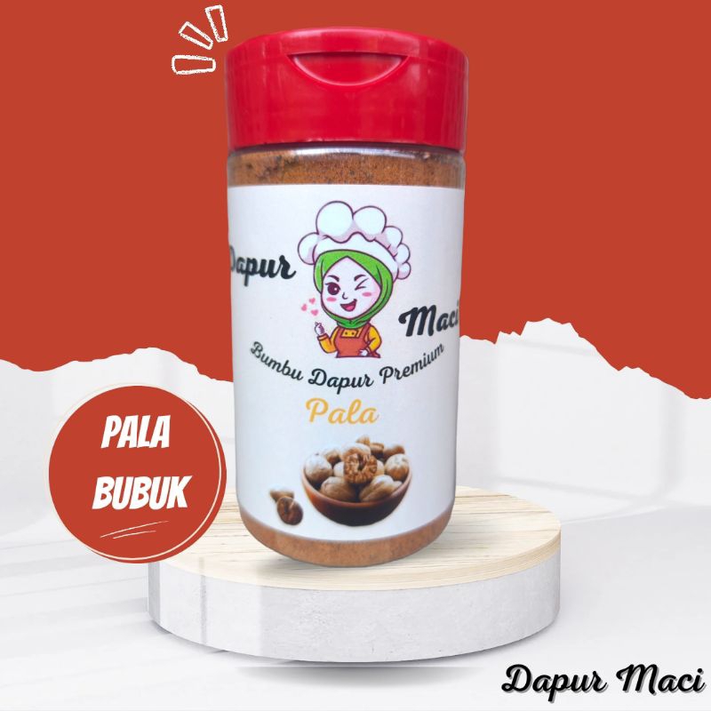 

Pala Bubuk / Ground Nutmeg / Bumbu Dapur Bubuk Botol 50 Gr - Dapur Maci