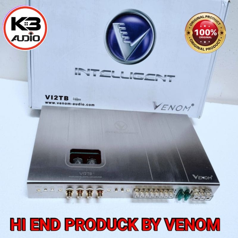 Power 4 Channel Venom Intelligent VI2TB SQ Hi End Power Car Audio Garansi Resmi Venom