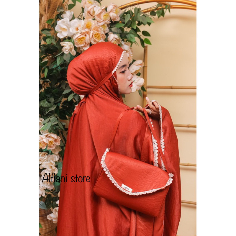 Mukena Dewasa 2in1 Santorini Silky Premium