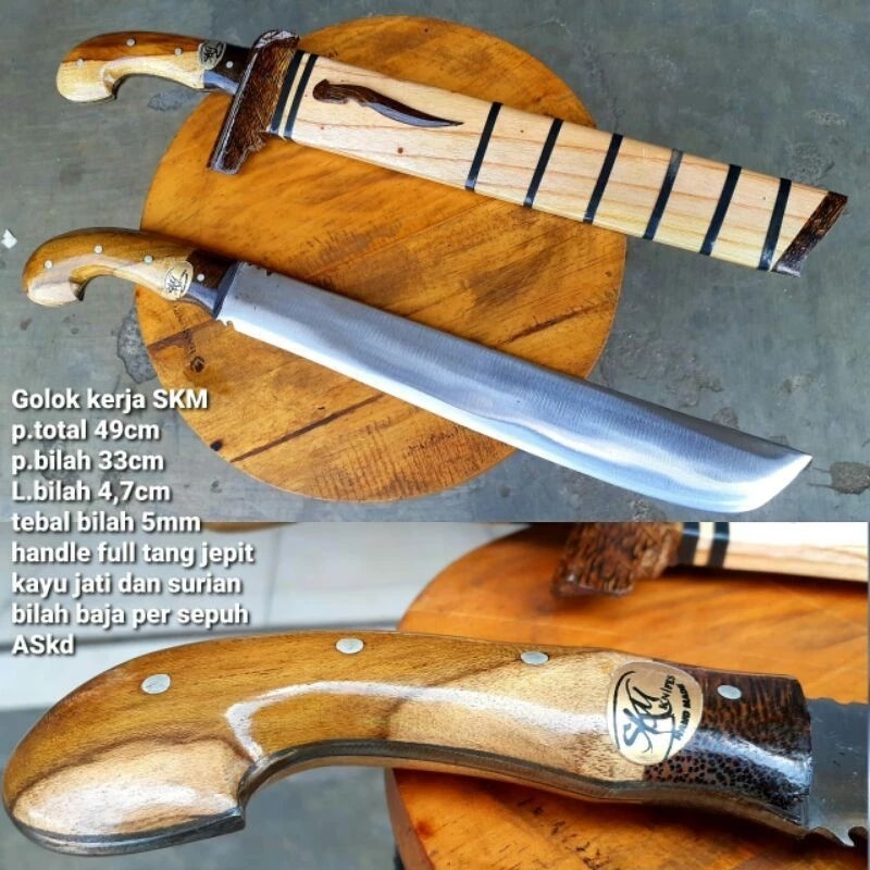 Rawis Termurah Golok Cibatu/golok pemotong kayu dan bambu/golok asli