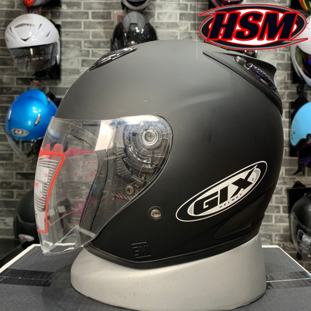 HELM HALFFACE MURAH PRIA WANITA GIX CENTRO ORIGINAL SNI