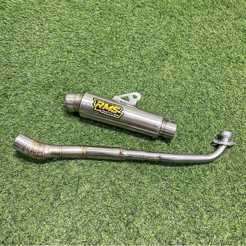 Knalpot RMS Muffler Original Jupiter z vega r Smash Shogun supra grand revo DLL