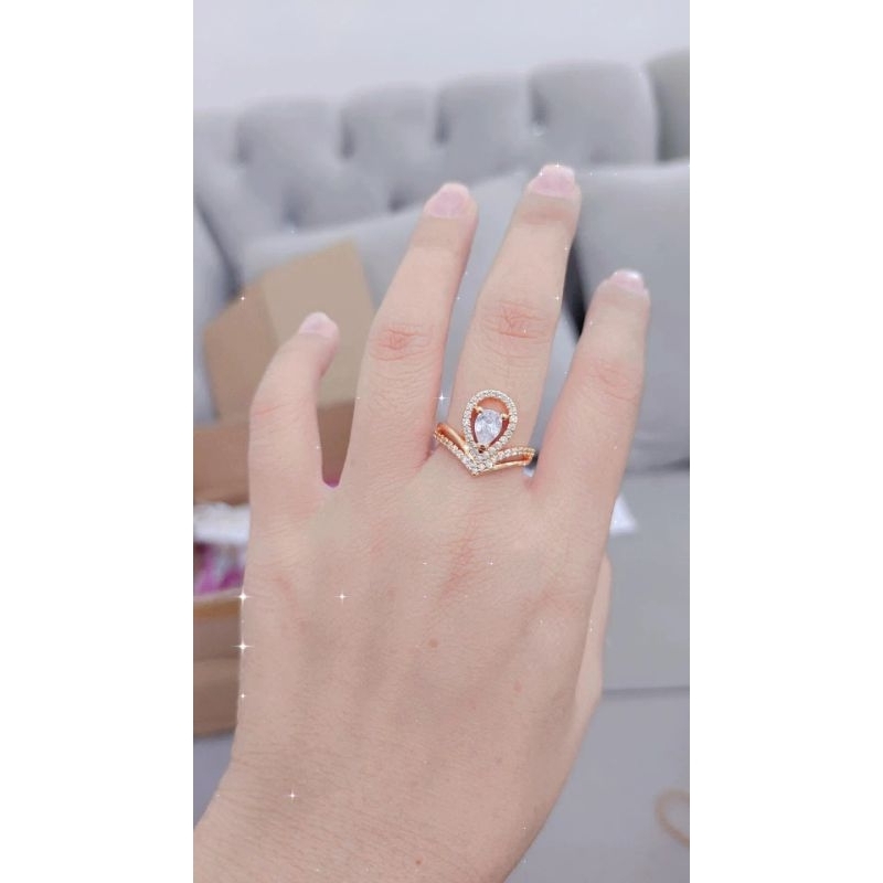 cincin yxy mewah mahkota