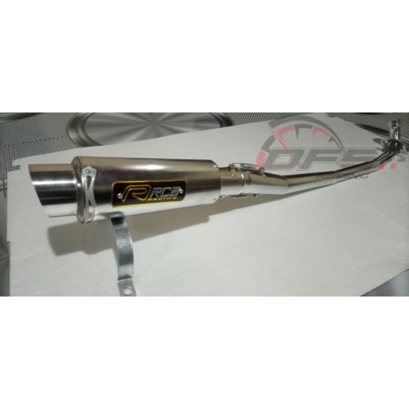 KNALPOT RACING RCB JUPITER Z SMASH SHOGUN 110 VEGA R  ASTREA SUPRA KARISMA BLADE SUPRA X 125 REVO
