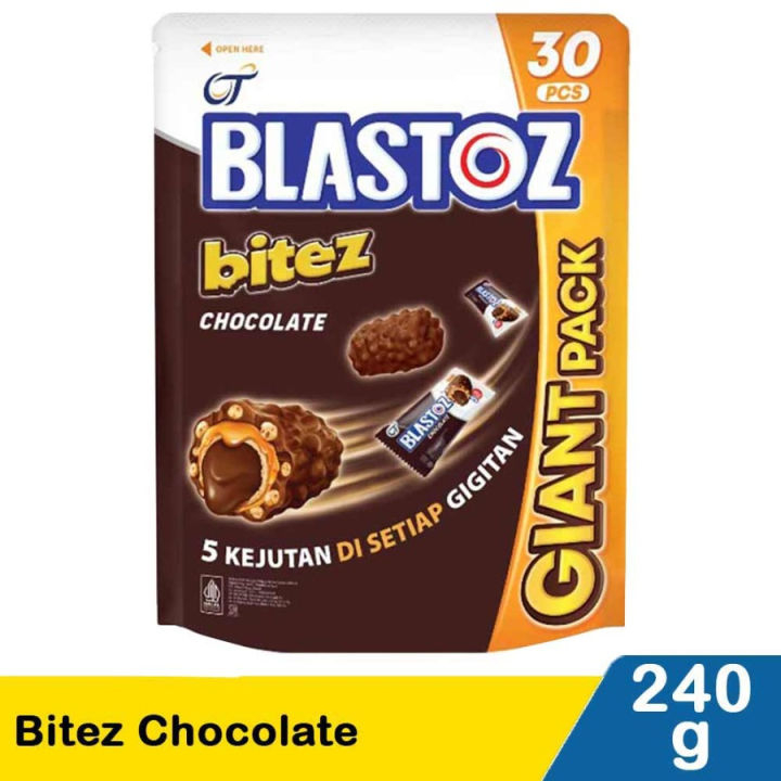 

Blastoz Chocolate Bitez Giant Pack Isi 30 pcs