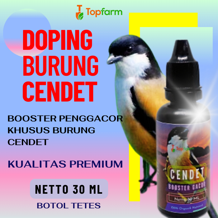 Vitamin Cendet Gacor / Vitamin Khusus Burung Cendet / Obat Penggacor Burung Cendet / Doping Burung C
