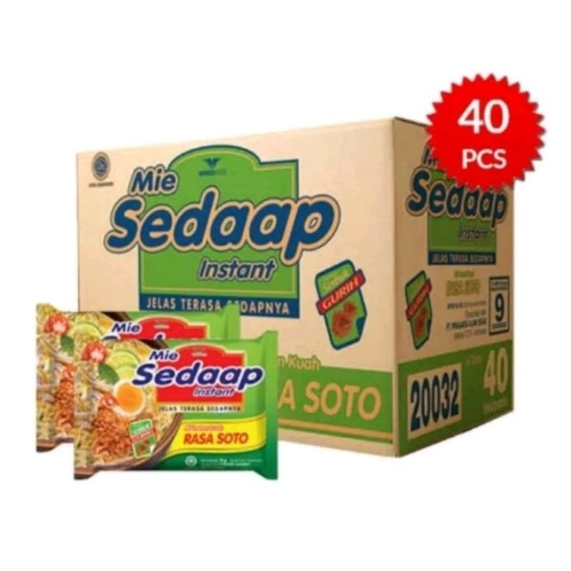 

Sedaap mie kuah rasa Soto 1dos