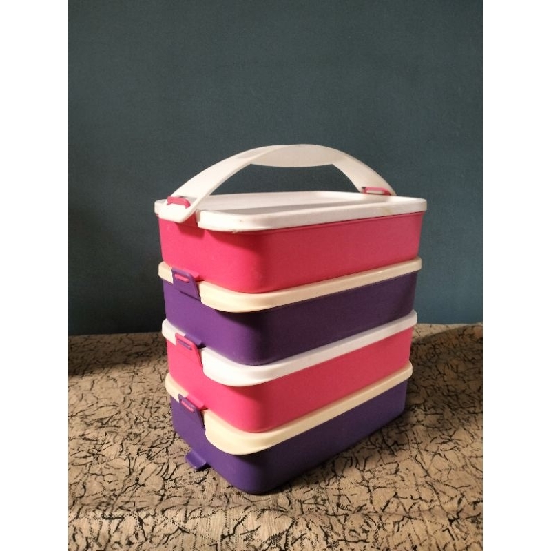 rantang 4 susun Tupperware Original mantan