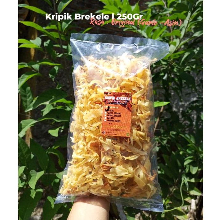 

KRIPIK BREKELE | Kripik Singkong | Rasa: Original (Gurih-Asin) Daun Jeruk | Bisa Request Varian Rasa