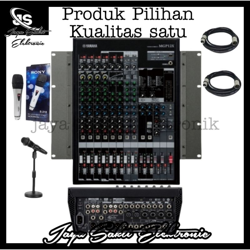 Audio Mixer 12 Channel Yamaha MGP12x Mixing Professional MGP 12 X