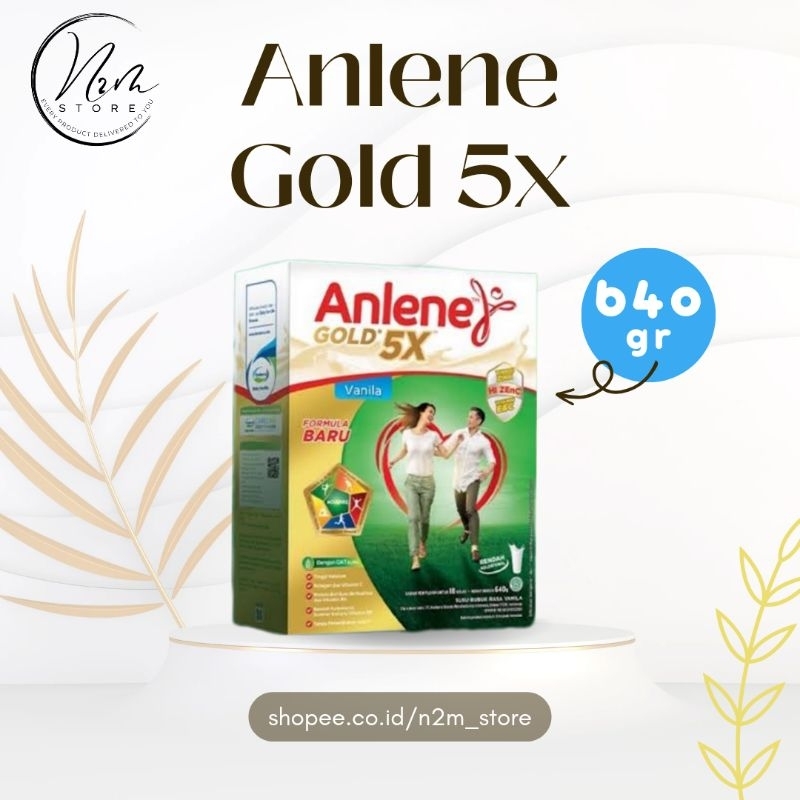 

Promo Anlene Gold 5X 640g - 600g