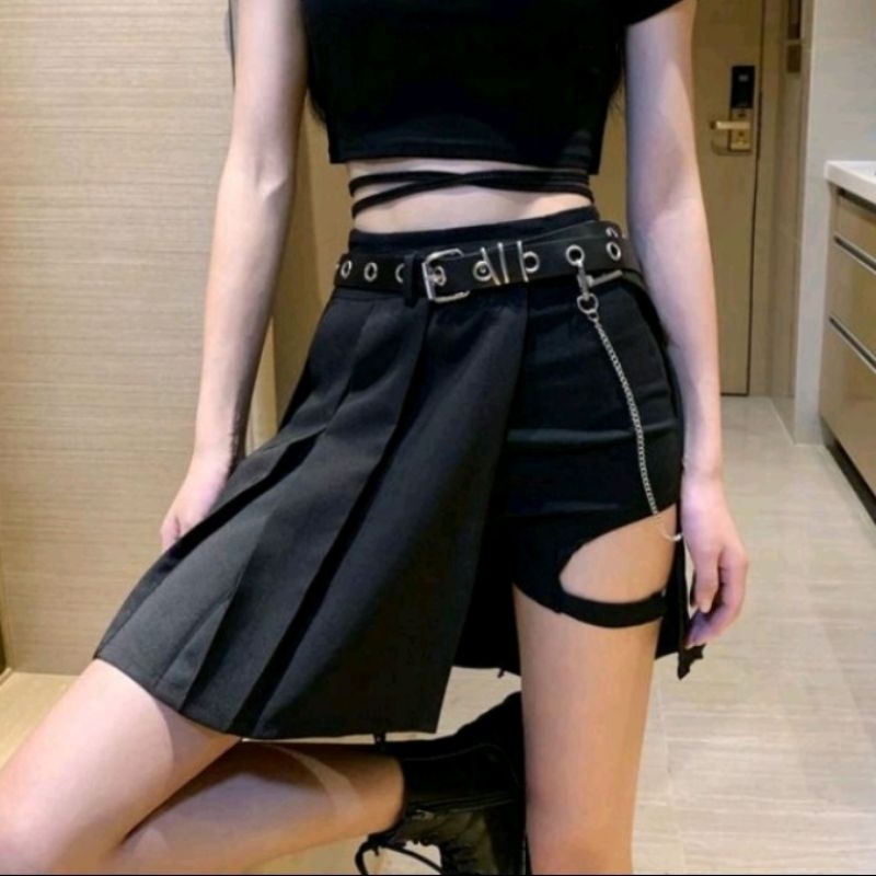 ROK HARAJUKU GESPER MINI FREE BELT DAN RANTAI