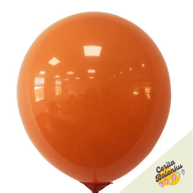 balon latex dof Orange 12' isi 10 pcs