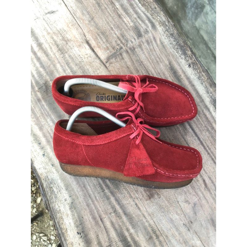 Clarks Wallabee Maroon Size 40 fit 41