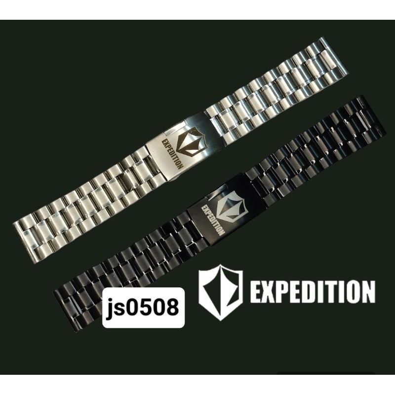 Tali Rantai Jam Tangan Expedition Stainless Stell Anti Karat