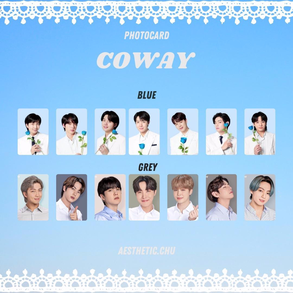 COWAY | Photocard BTS (Unofficial)