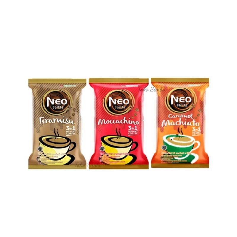 

NEO COFFE 3 in 1 isi 9 pcs 5 Pack