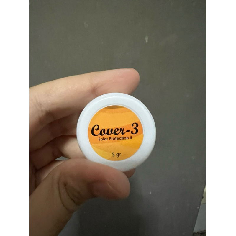 Cover 3 Solar Protection 5 10g Niacinamide Acne Prone Oily Skin / Cover 3 Sunscreen SPF 50 Travel Si