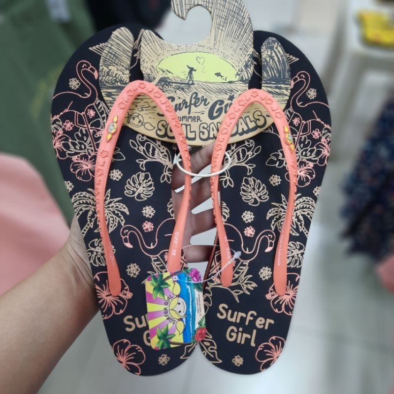 Sandal Wedges Wanita Surfer girl Original