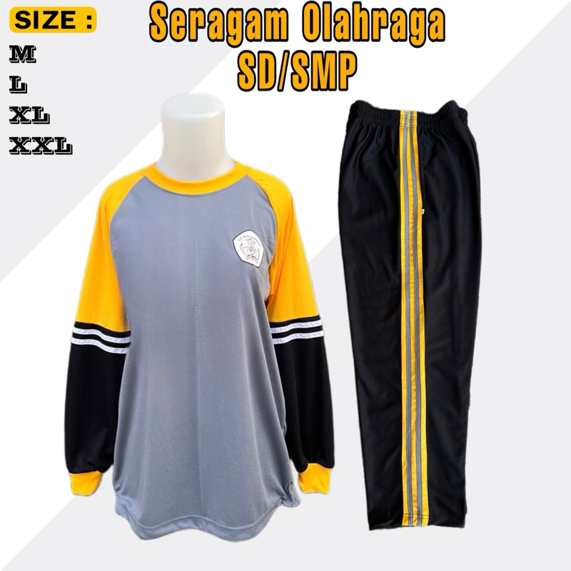 MINIMAL 6pcs Custom Seragam Olahraga Sekolah SMP / Setelan Olahraga Anak SMP / Baju Olaharaga SMP