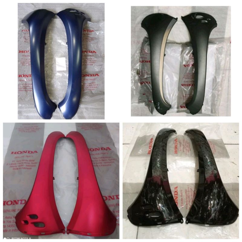 Sayap Samping Kap Body Depan kanan kiri Scoopy new prestige 2021-2024 Hitam Glossy Merah Doff Biru D