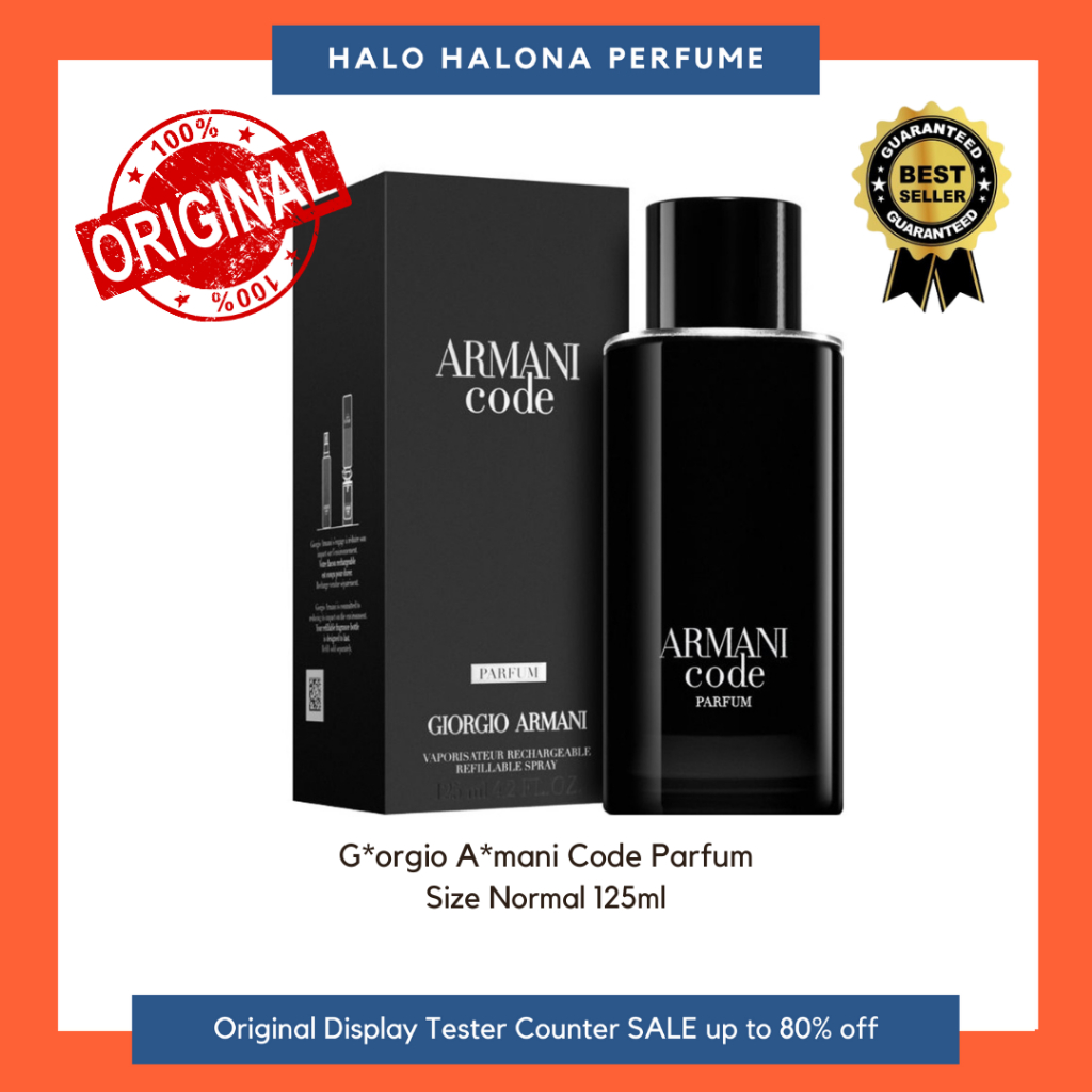 Code Parfum Box Segel Parfum Original Authentic Tester Display Counter