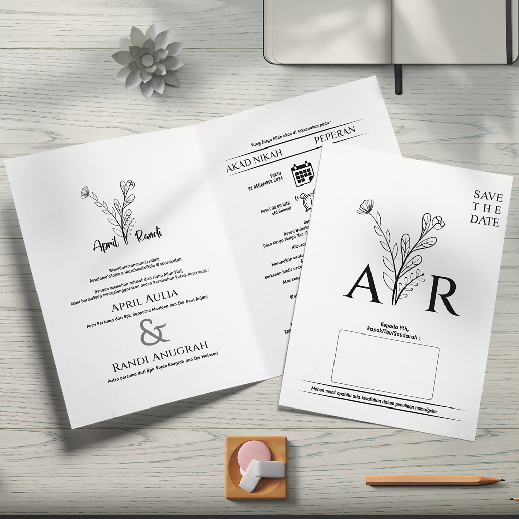 Undangan Pernikahan Murah Bandung