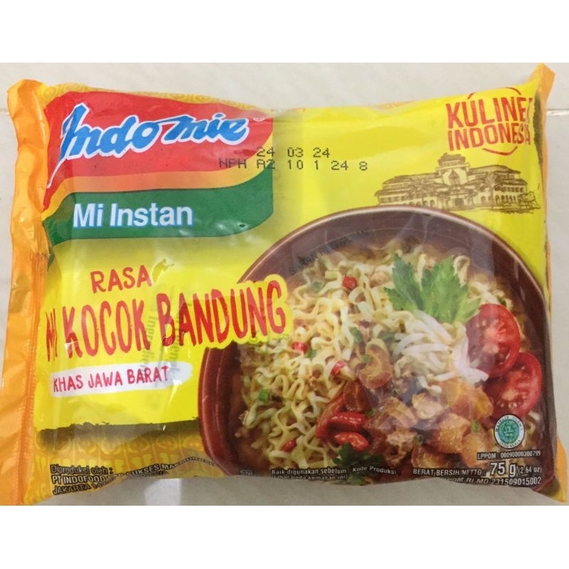 

Indomie Mie Instan Rasa Kocok Bandung Khas Jawa Barat