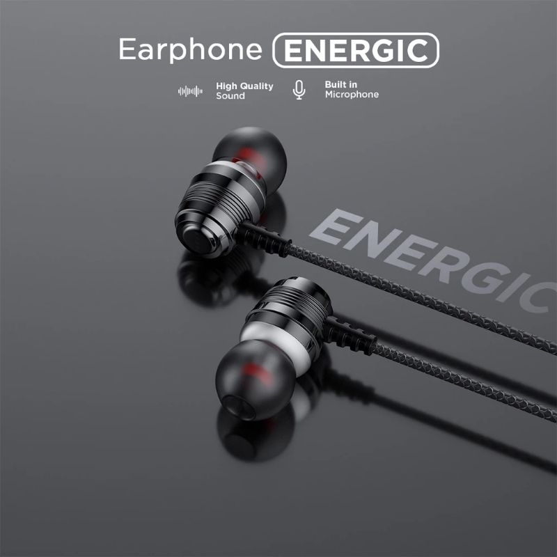 Earphone Energic Inbox Energic Headset Gaming