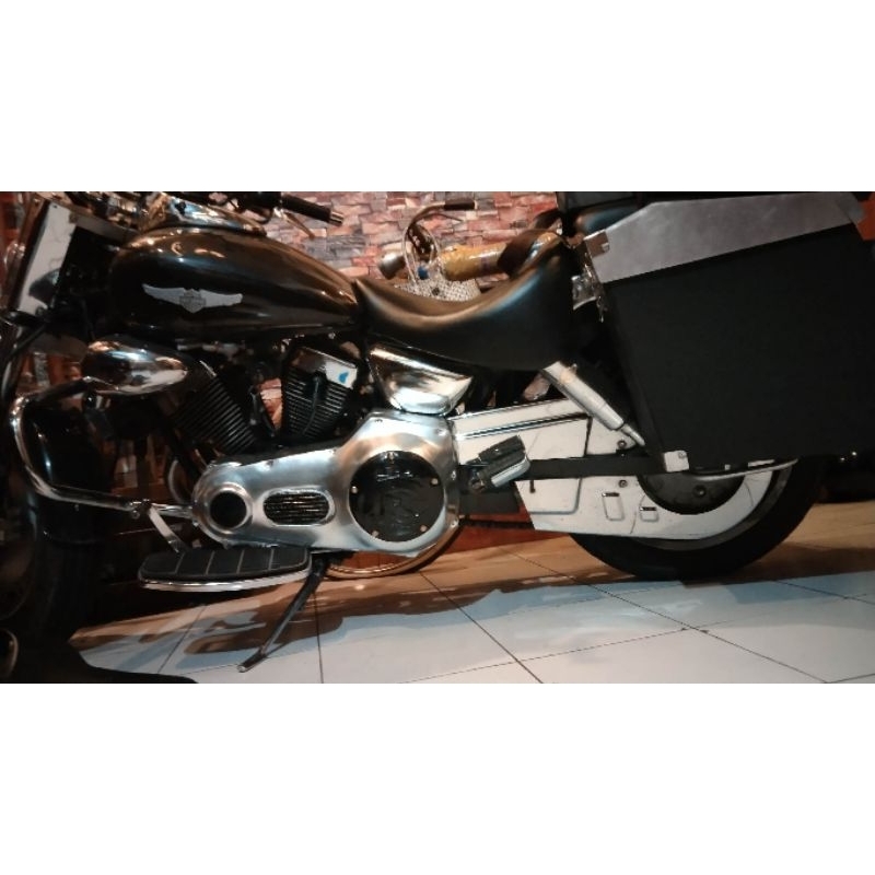 Cover Mesin Chrome (Kiri/Kanan) Kaisar Ruby 250