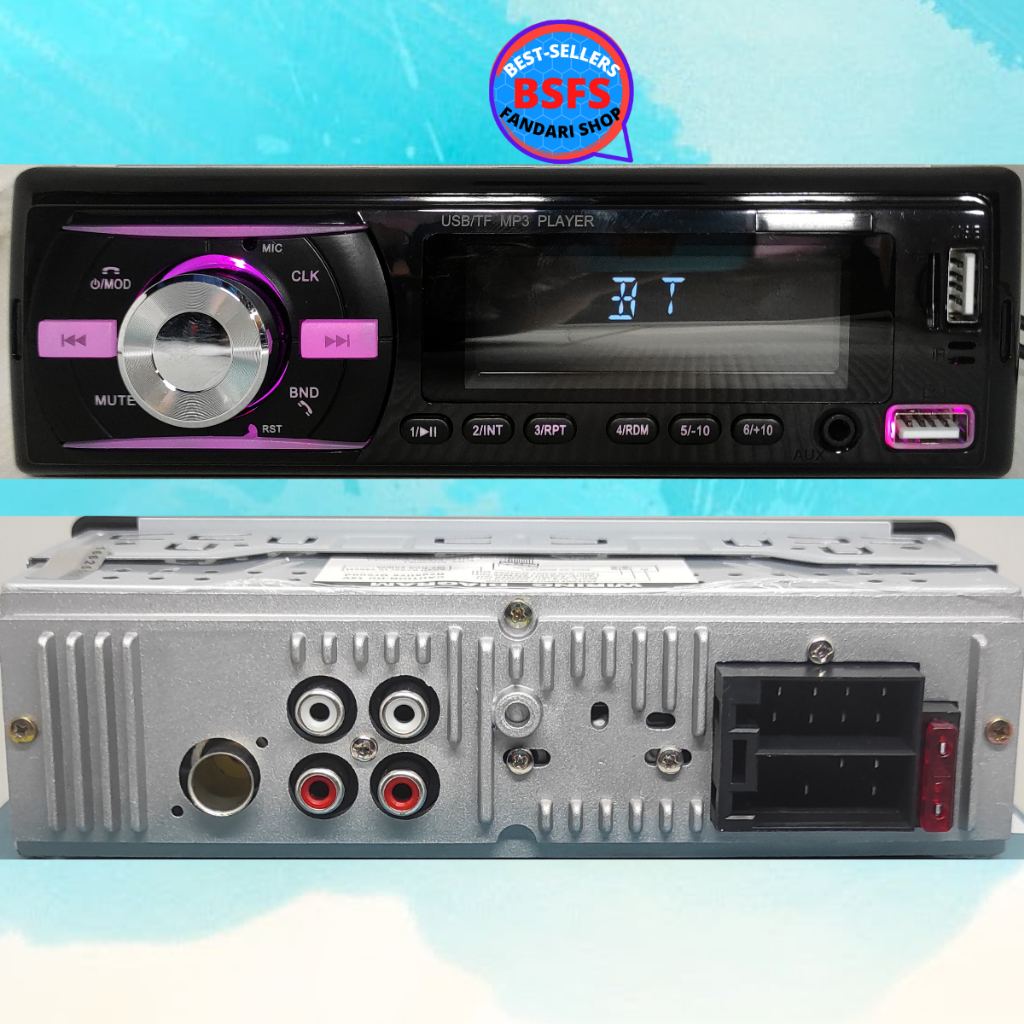 Tape Mobil Bluetooth tip Wistrue Audio tipe head unit single din MP3 Player  receiver power Radio US