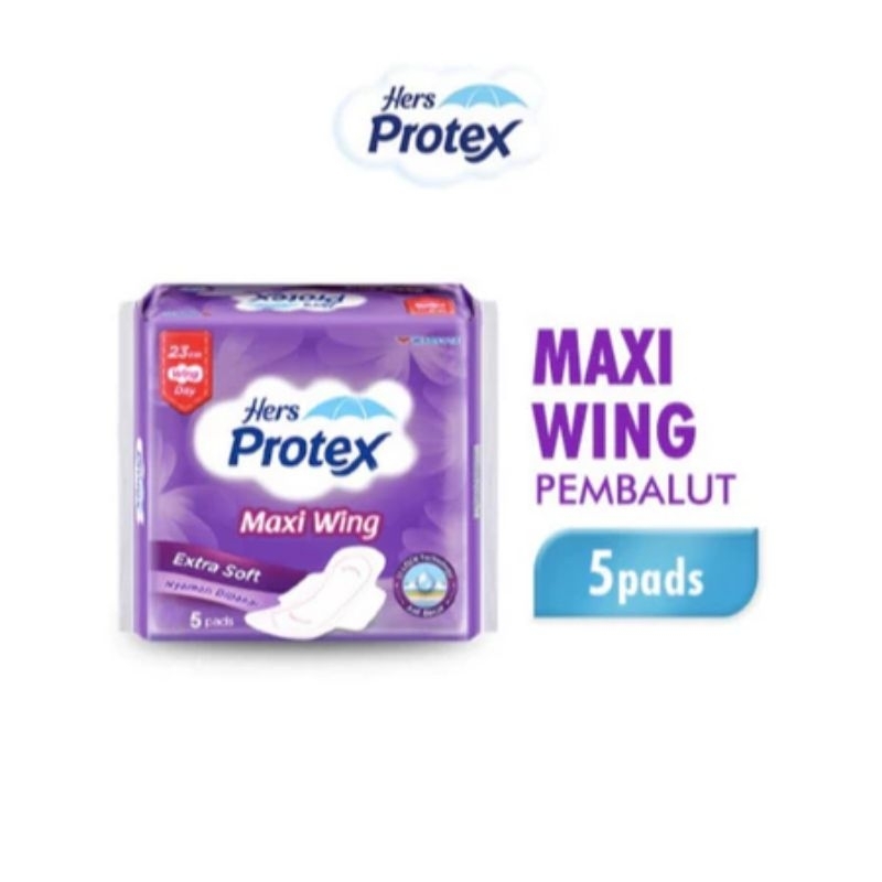 PEMBALUT SAYAP PROTEX 1 PACK ISI 5/ PROTEK UNGU MURAH
