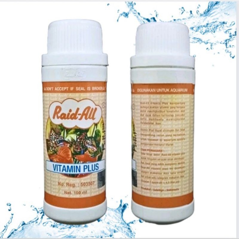 Obat Ikan RAID ALL VITAMIN PLUS 100ML