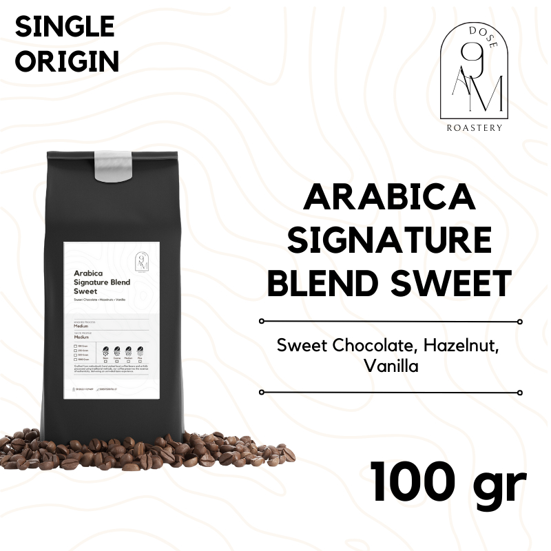 

Kopi Arabica Signature Blend Sweet Biji Kopi Sumatra Roasted 100 gr