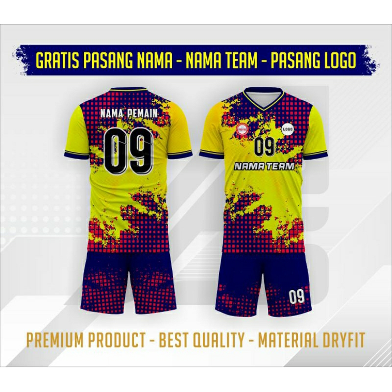 Baju Jersey Volly Full Printing Custom Premium Jersey Voli Pria Wanita