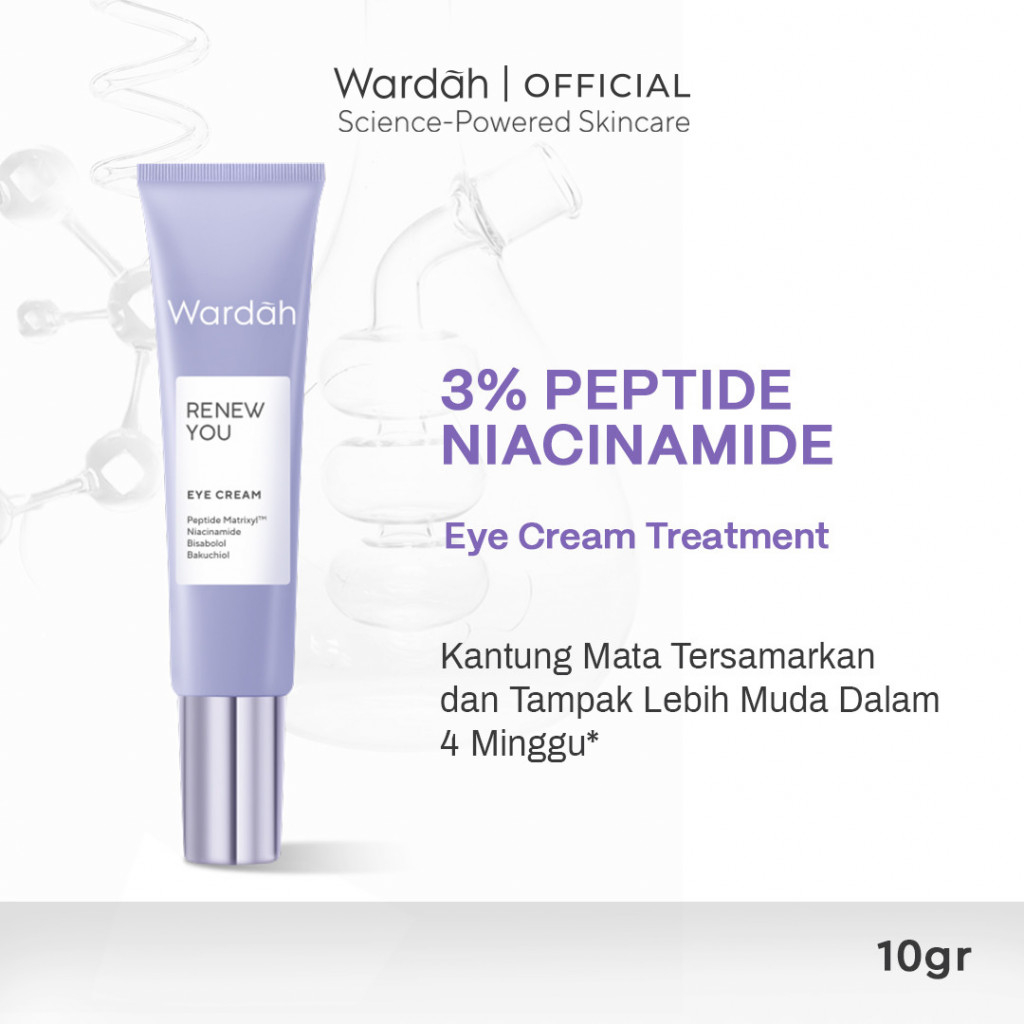 Wardah Renew You Anti Aging Eye Cream 10 ml - Krim Mata Anti Aging dengan Apple PhytoCell Extrac