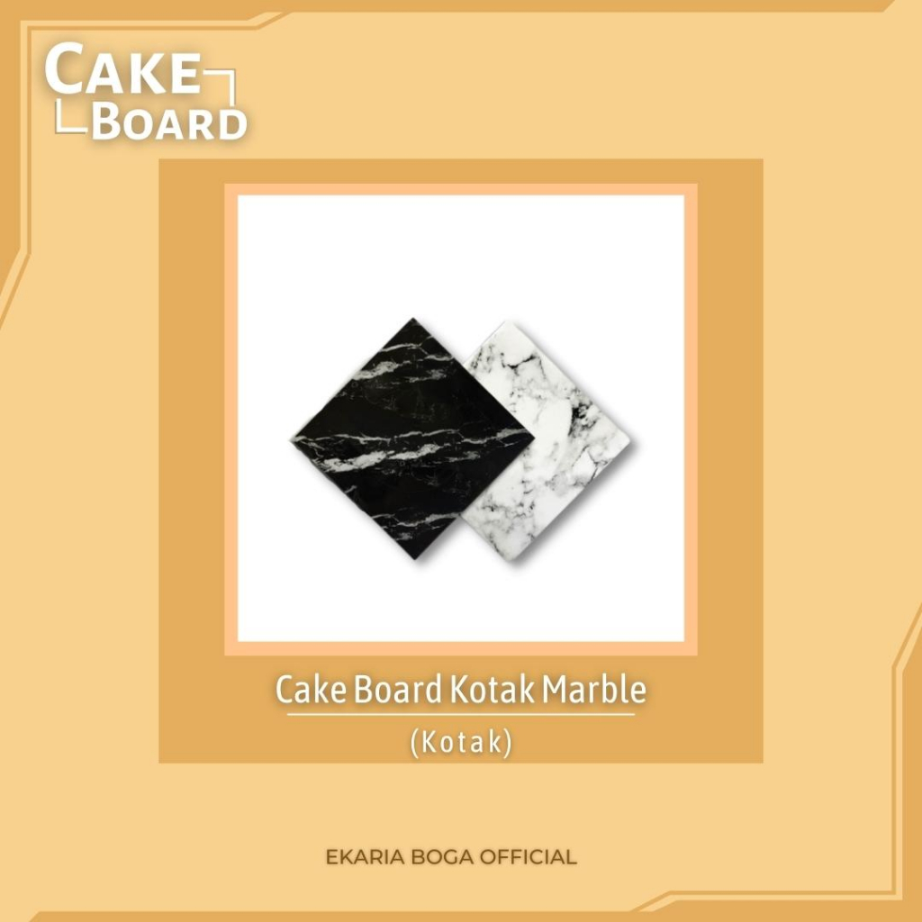 CAKE BOARD | TATAKAN KUE | ALAS KUE | TATAKAN KOTAK | CAKE BOARD KOTAK MARBLE