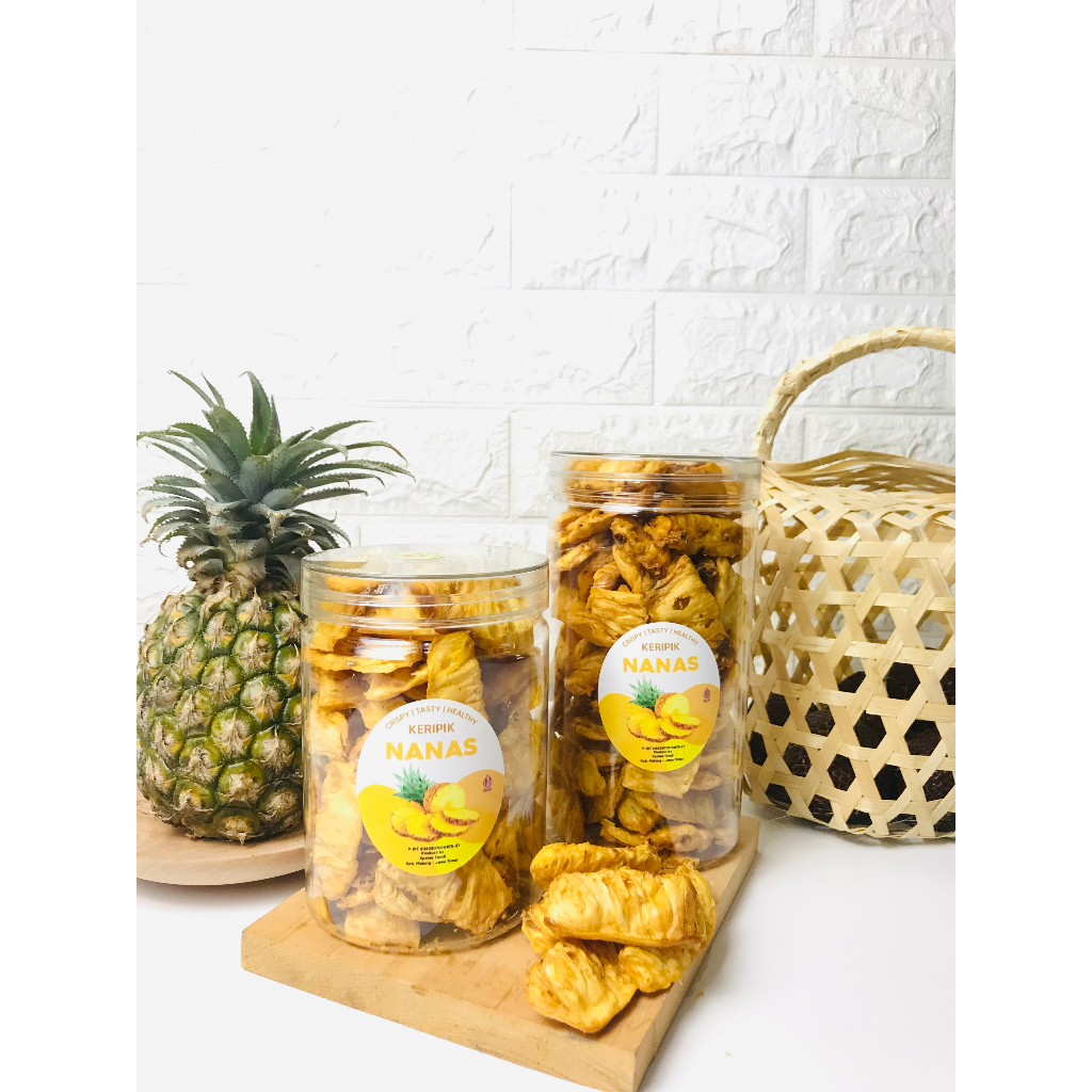 

KERIPIK BUAH NANAS PREMIUM Vol 750 ml dan 1000 ml