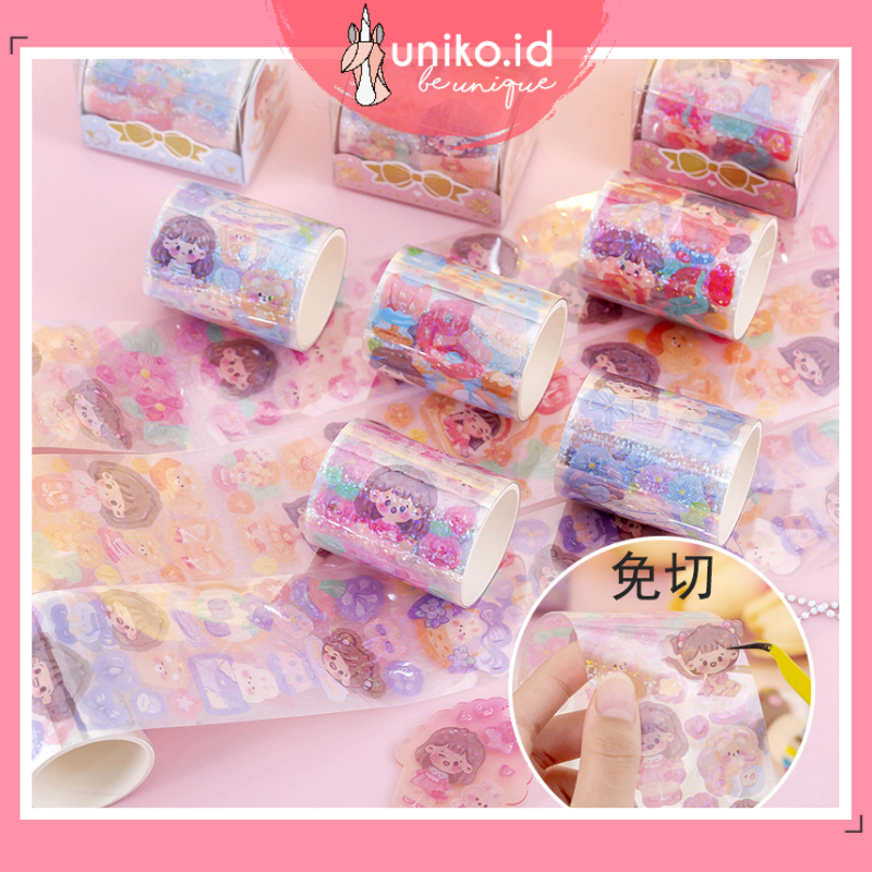 UNIKO.ID STICKER ROLL GLITTER