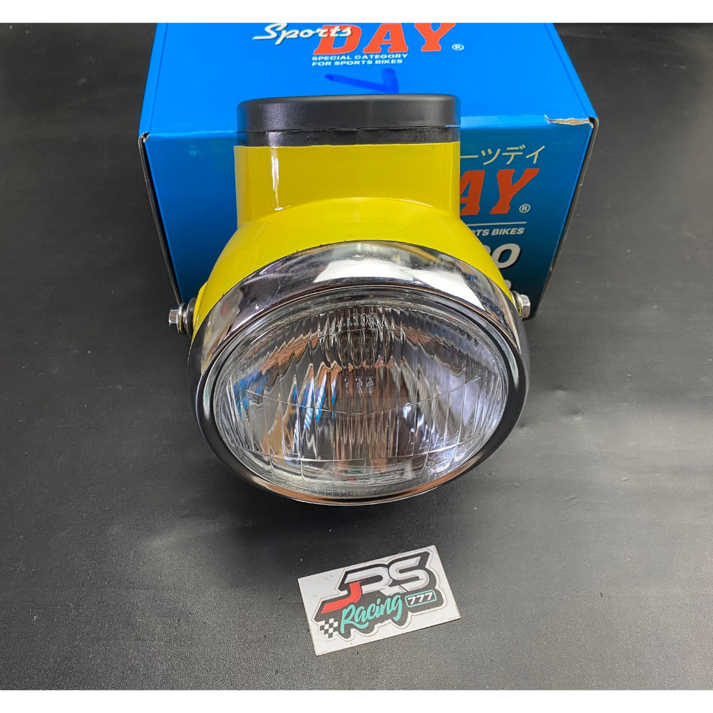 BATOK CD DAY BATOK LAMPU CD IMPORT REFLEKTOR LAMPU CD 90 KUNING SET SPIDO 5.75 INCH PNP DAYMAKER UNT