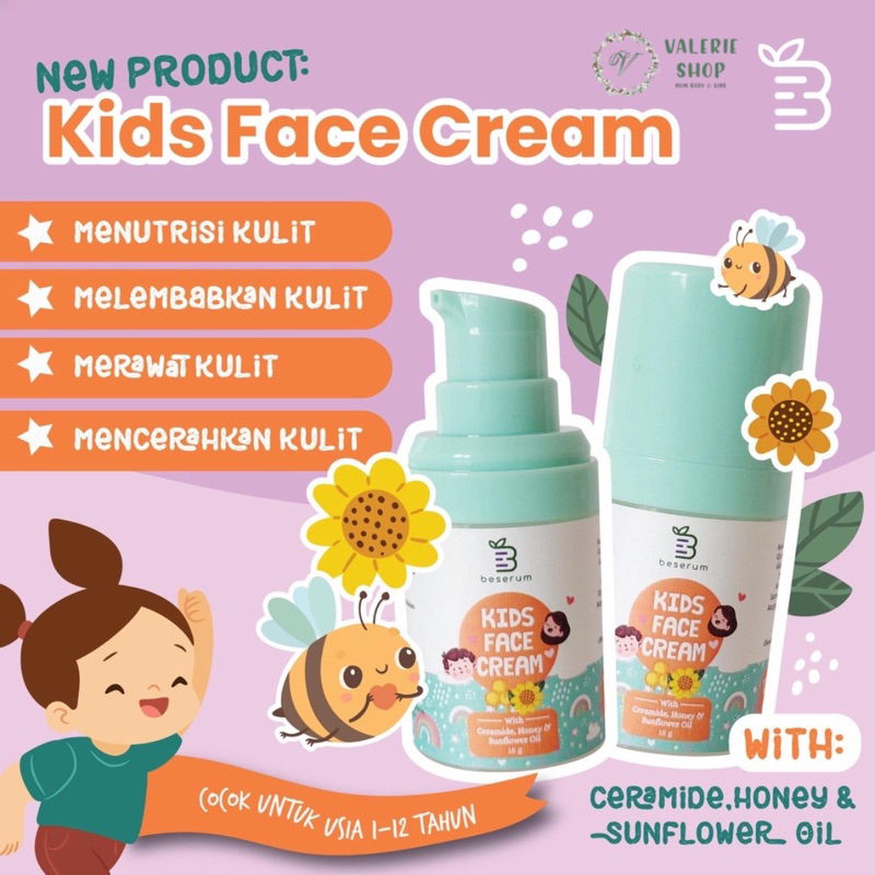 BESERUM | Face Cream Kids| Krim Wajah Anak