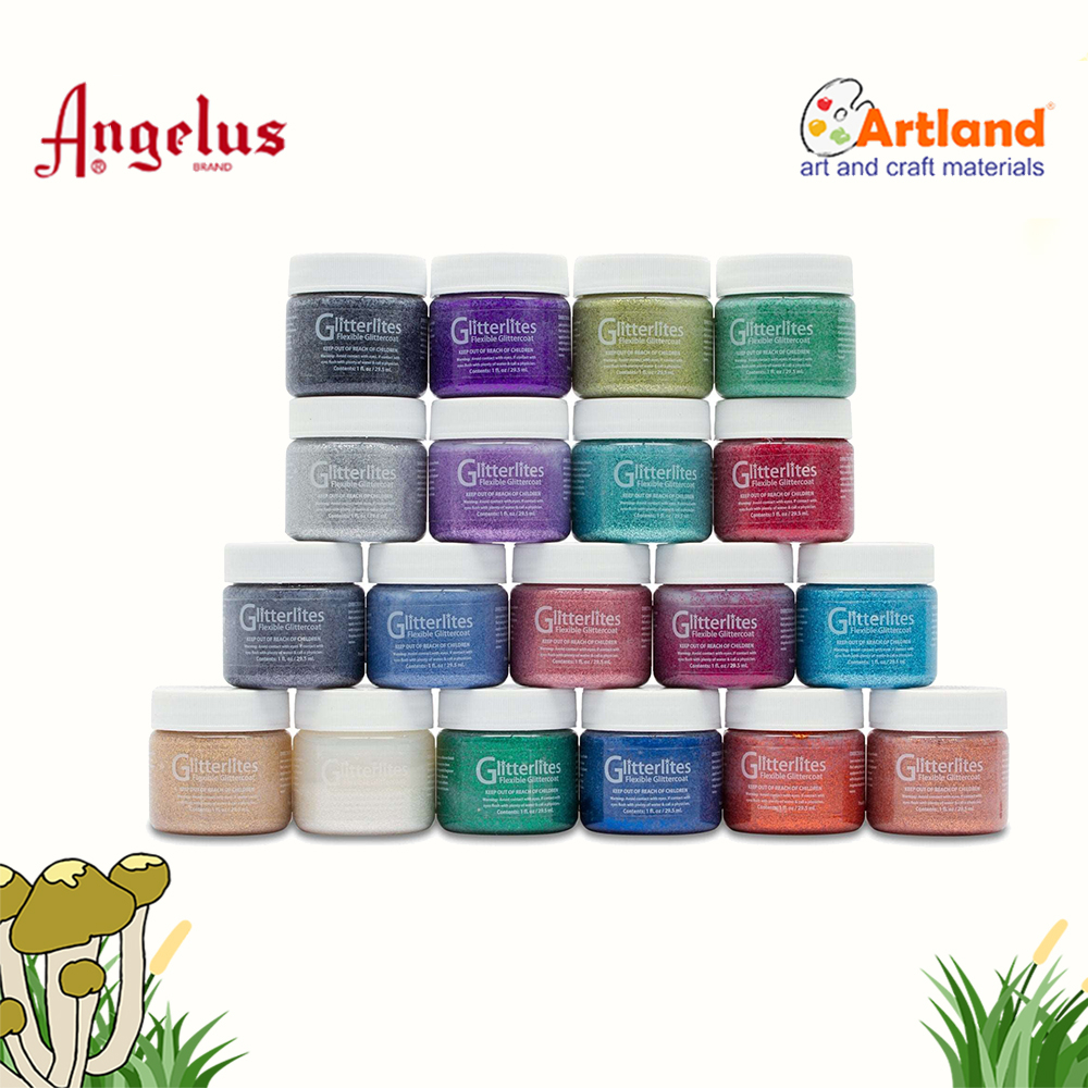 

Angelus Glitterlites Paint 1oz // Cat Sepatu Glitter // Cat Tas Glitter